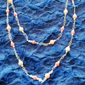 HAND CRAFTED NECKLACE & EARRINGS SET